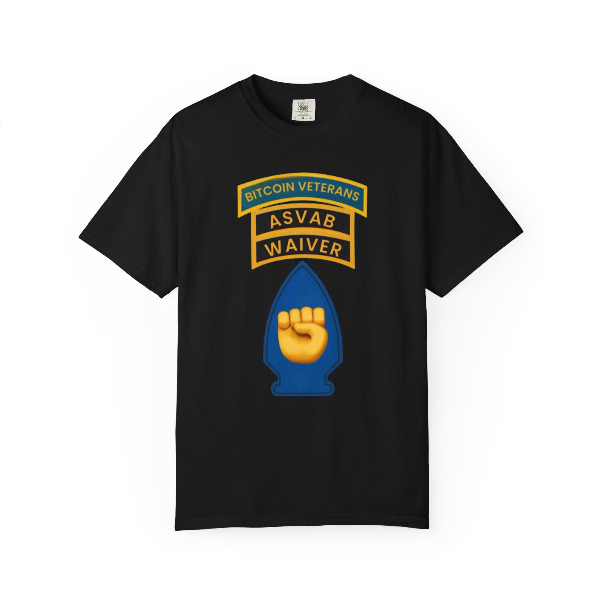Bitcoin Veterans ASVAB Waiver Bold Tee