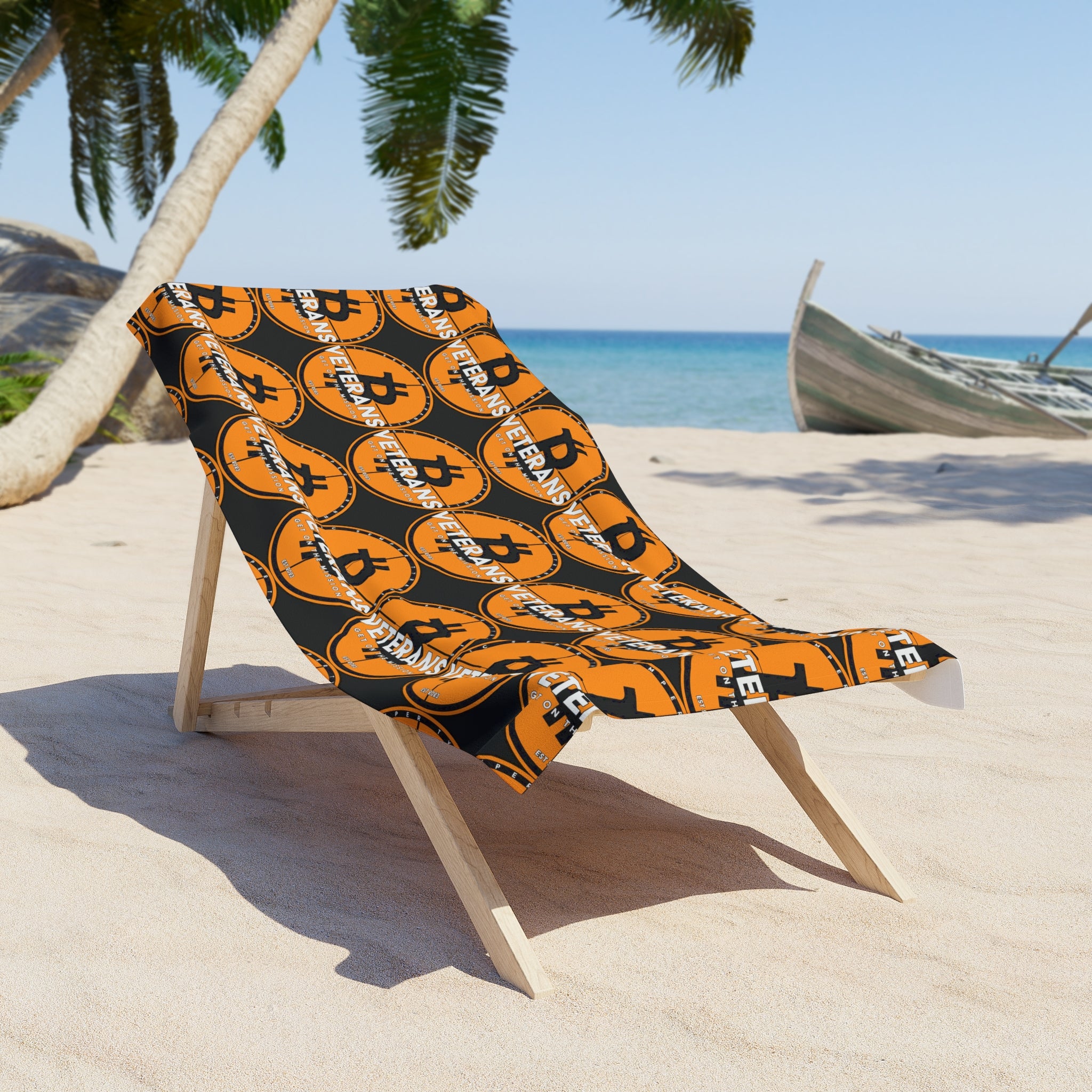 BITCOIN VETERANS BEACH TOWEL