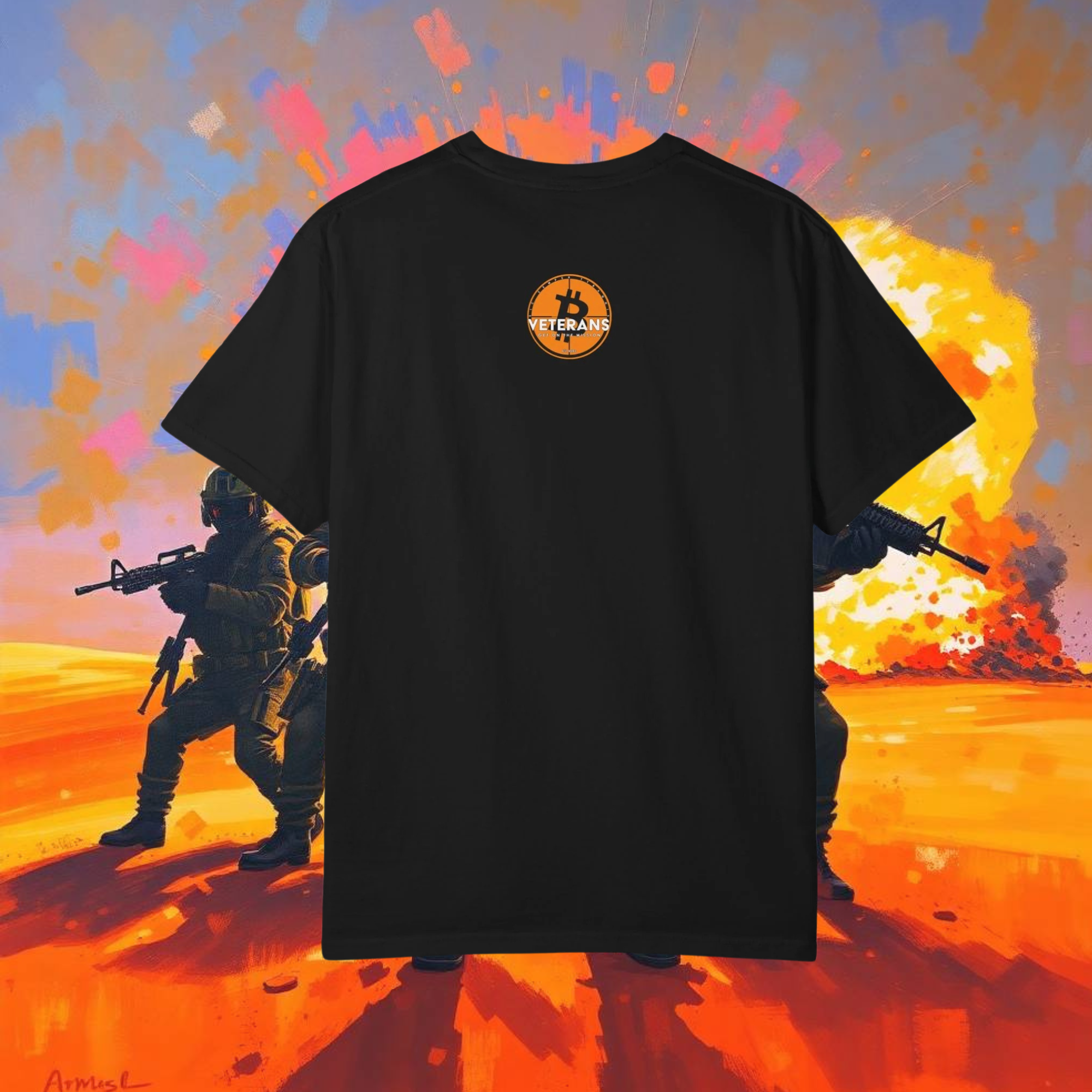 Bitcoin Veterans ASVAB Waiver Bold Tee