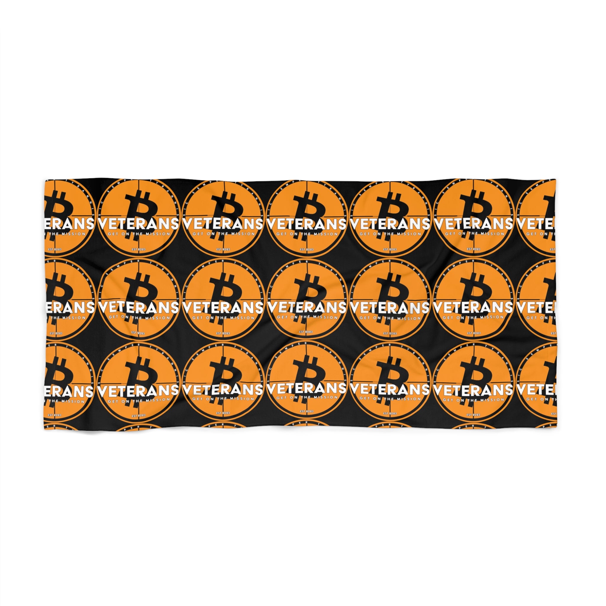 BITCOIN VETERANS BEACH TOWEL