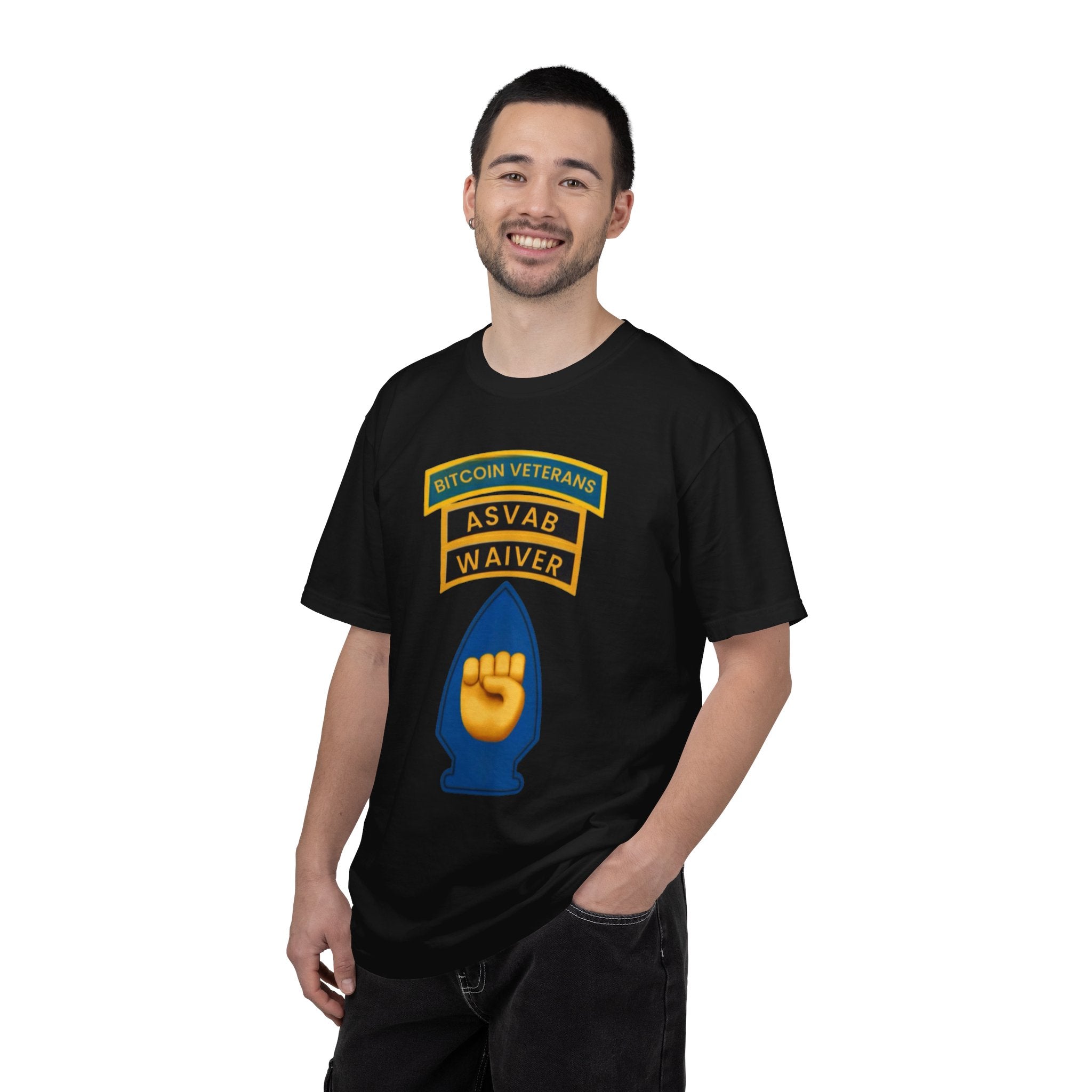 Bitcoin Veterans ASVAB Waiver Bold Tee
